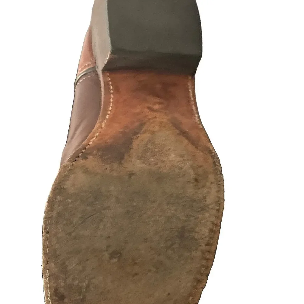 Vintage Code West Mens Brown Leather Western Cowboy Boots US Size 11